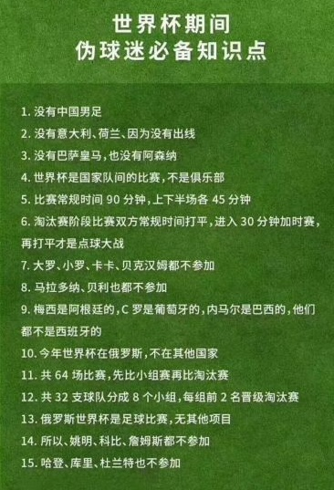 世界杯比赛会看的你，竟然不知道这些足球知识？-第3张图片-www.211178.com_果博福布斯